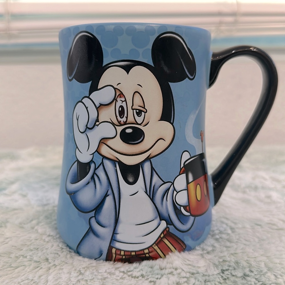 Disney Parks Mickey Mouse Mug “some mornings are rough”